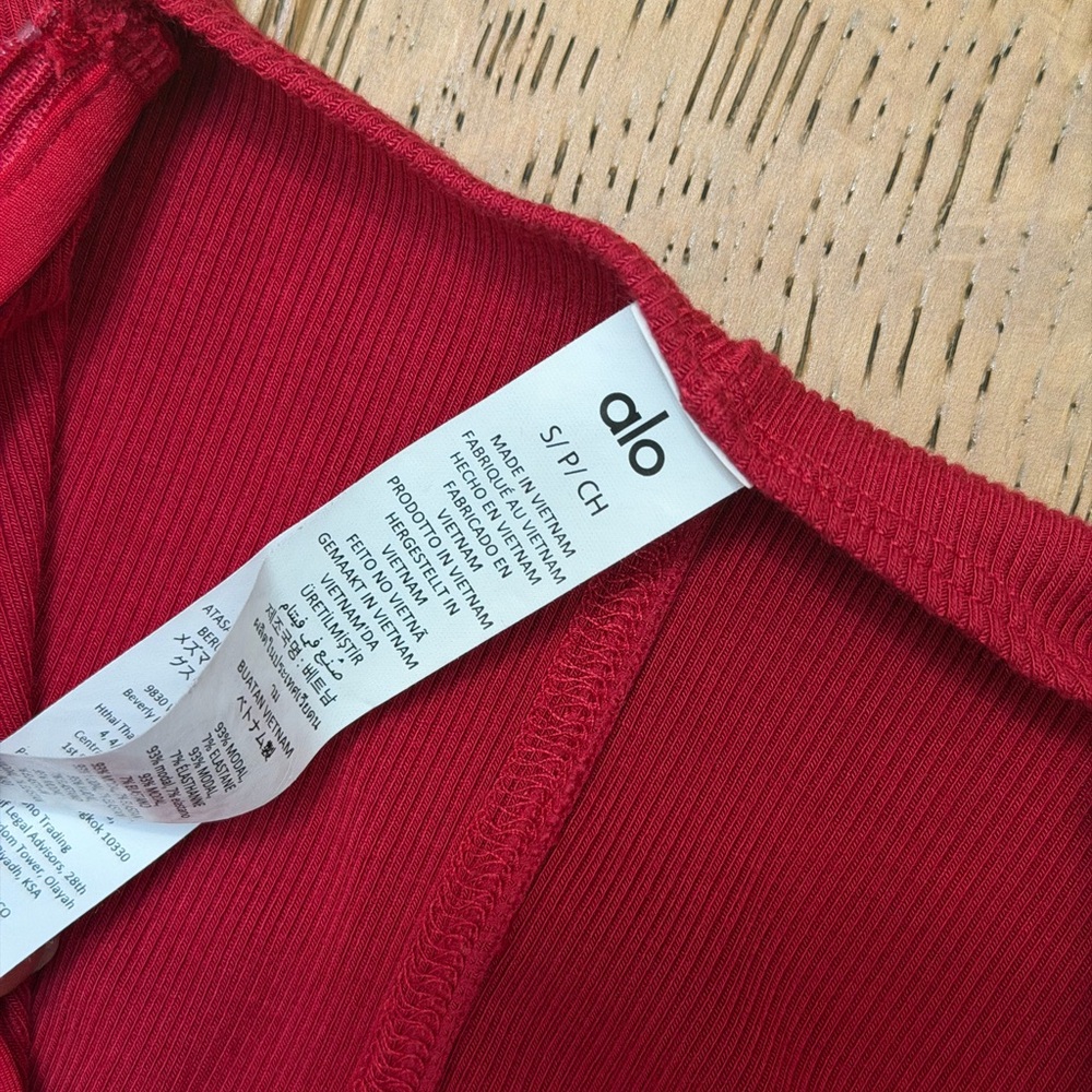 Alo yoga ribbed mesmerizing long sleeve top - Picture 4 of 6